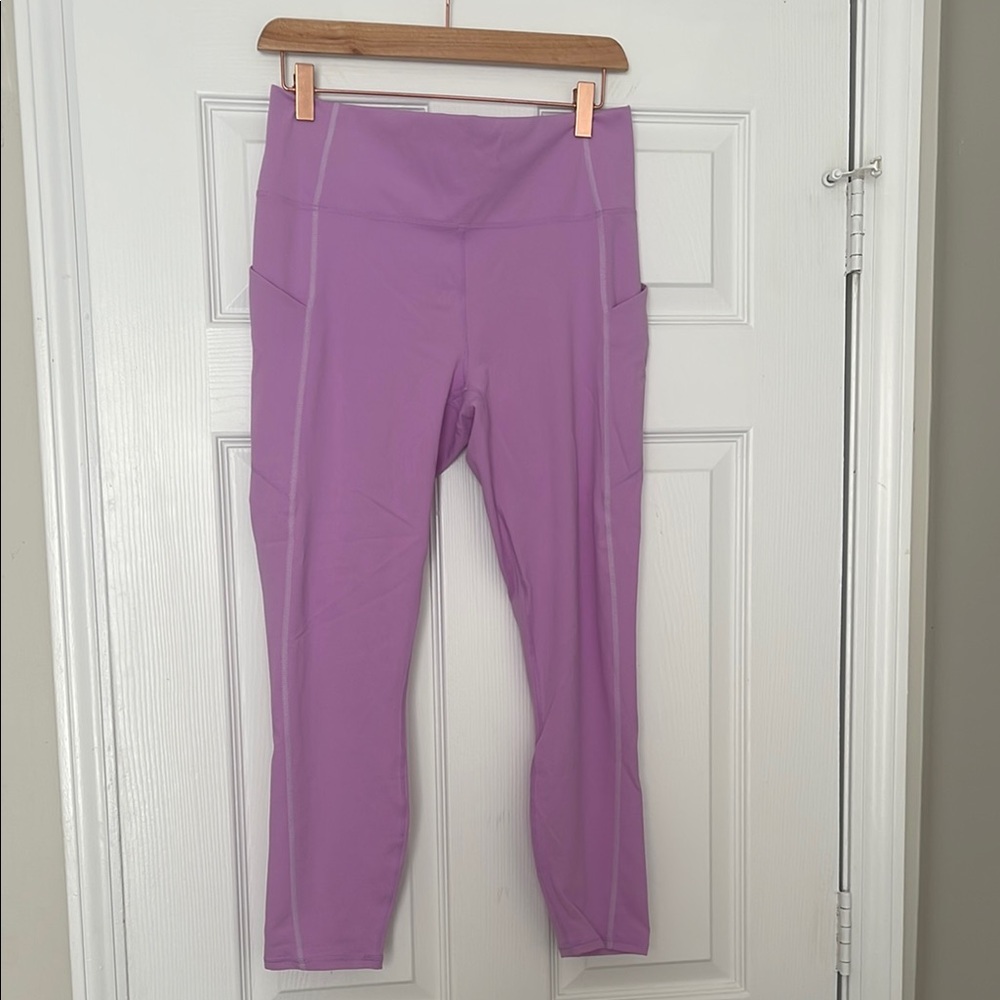 Fabletics pureluxe pink/purple leggings